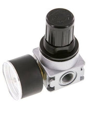 Pressure Regulator G1/4'' 600 l/min 0.5-10.0bar/7-145psi Zinc Die-Cast 40 mm Pressure Gauge Multifix 0