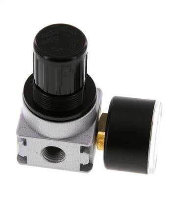 Pressure Regulator G1/4'' 600 l/min 0.1-3.0bar/1-44psi Zinc Die-Cast 40 mm Pressure Gauge Multifix 0