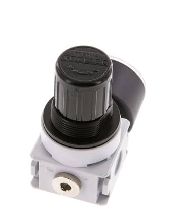 Pressure Regulator G1/4'' 700 l/min 0.2-6.0bar/3-87psi Air Water PA 40 mm Pressure Gauge Multifix 0