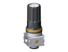 Pressure Regulator G1/4'' 1450 l/min 0.5-10.0bar/7-145psi Zinc Die-Cast Knob with Gauge Multifix 0