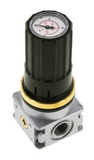 Pressure Regulator G1/4'' 1450 l/min 0.5-10.0bar/7-145psi Zinc Die-Cast Knob with Gauge Multifix 0