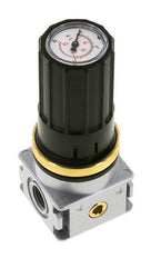 Pressure Regulator G1/4'' 1450 l/min 0.5-10.0bar/7-145psi Zinc Die-Cast Knob with Gauge Multifix 0