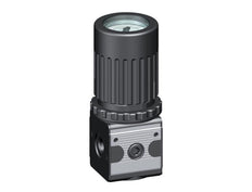Pressure Regulator G3/8'' 2100 l/min 0.5-10.0bar/7-145psi Zinc Die-Cast Knob with Gauge Multifix 1