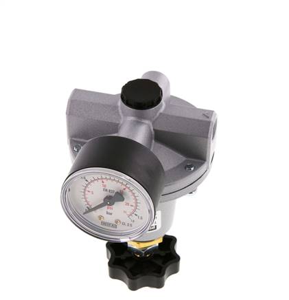 Precision Pressure Regulator G1/4'' 550 l/min 0.5-10.0bar/7-145psi Zinc Die-Cast Standard 3