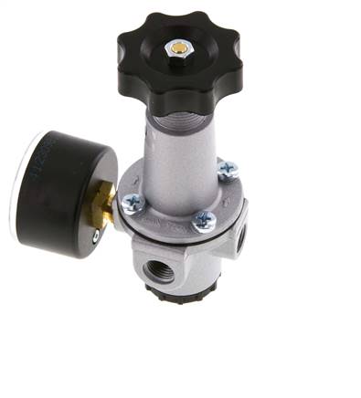Pressure Regulator G1/4'' 1000 l/min 0.1-3.0bar/1-44psi Zinc Die-Cast Standard 1