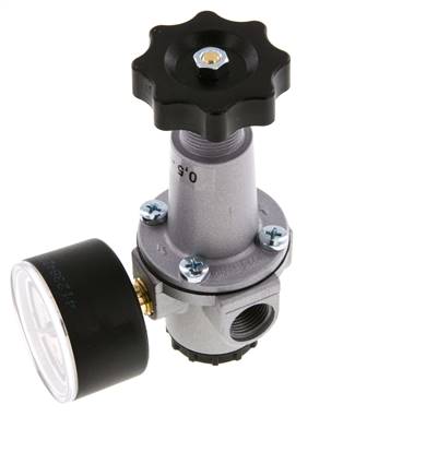 Pressure Regulator G3/8'' 1000 l/min 0.2-6.0bar/3-87psi Zinc Die-Cast Standard 1
