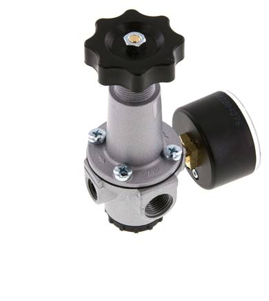 Pressure Regulator G3/8'' 1000 l/min 0.1-3.0bar/1-44psi Zinc Die-Cast Standard 1