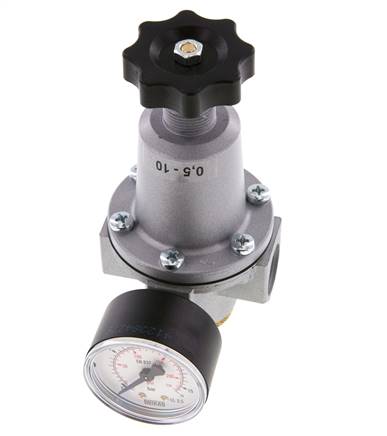 Pressure Regulator G1/2'' 2100 l/min 0.5-10.0bar/7-145psi Zinc Die-Cast Standard 2