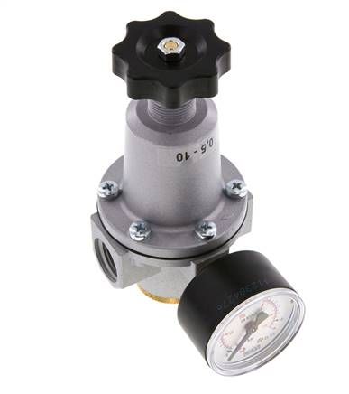 Pressure Regulator G1/2'' 2100 l/min 0.2-6.0bar/3-87psi Zinc Die-Cast Standard 2