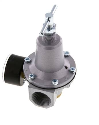 Pressure Regulator G1'' 5000 l/min 0.5-10.0bar/7-145psi Zinc Die-Cast Standard 3