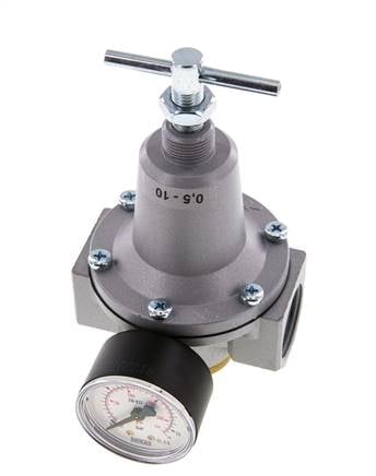 Pressure Regulator G1'' 5000 l/min 0.5-10.0bar/7-145psi Zinc Die-Cast Standard 3