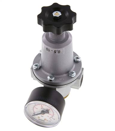 Pressure Regulator G3/8'' 2100 l/min 0.5-16.0bar/7-232psi Zinc Die-Cast Standard 2