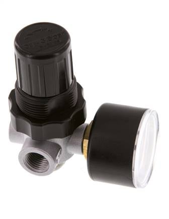 Pressure Regulator G1/4'' 450 l/min 0.1-3.5bar/1-51psi Zinc Die-Cast Standard 0
