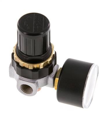 Pressure Regulator G1/4'' 330 l/min 0.5-6.0bar/7-87psi Zinc Die-Cast Standard 0
