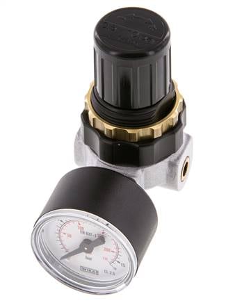 Pressure Regulator G1/4'' 330 l/min 0.5-10.0bar/7-145psi Zinc Die-Cast Standard 0