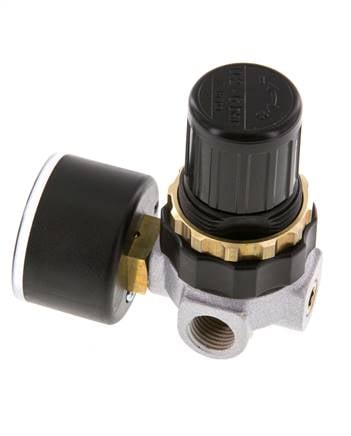Pressure Regulator G1/4'' 330 l/min 0.5-6.0bar/7-87psi Zinc Die-Cast Standard 0