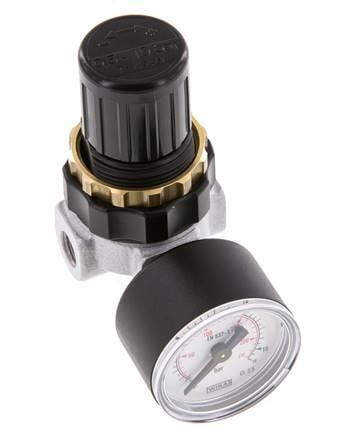 Pressure Regulator G1/4'' 330 l/min 0.5-10.0bar/7-145psi Zinc Die-Cast Standard 0