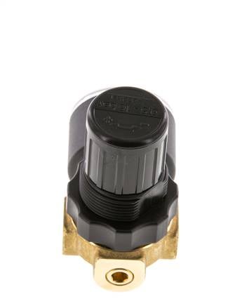 Pressure Regulator G1/4'' 330 l/min 0.5-16.0bar/7-232psi Air Water Brass Standard 0