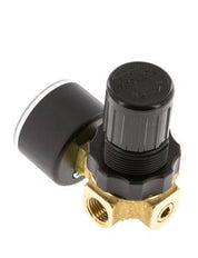 Pressure Regulator G1/4'' 330 l/min 0.5-16.0bar/7-232psi Air Water Brass Standard 0