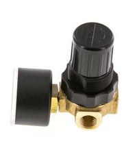 Pressure Regulator G1/4'' 330 l/min 0.5-16.0bar/7-232psi Air Water Brass Standard 0
