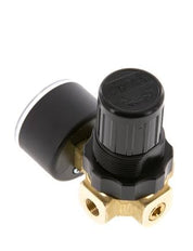 Pressure Regulator G1/8'' 330 l/min 0.5-10.0bar/7-145psi Air Water Brass Standard 0