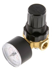Pressure Regulator G1/4'' 330 l/min 0.5-16.0bar/7-232psi Air Water Brass Standard 0