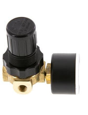 Pressure Regulator G1/8'' 330 l/min 0.5-10.0bar/7-145psi Air Water Brass Standard 0