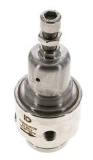 Pressure Regulator G1/4'' 700 l/min 0.5-8.0bar/7-116psi Stainless Steel Gases Liquids