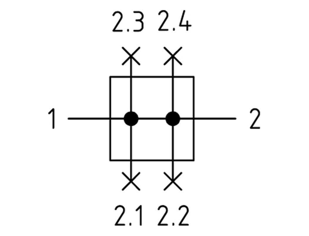 Distributor G1/2 7250 l/min with Pressure Switch Futura 2