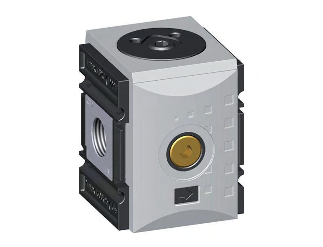 Distributor G3/8x1/2x1/4 4500 l/min with Check Valve Futura 2