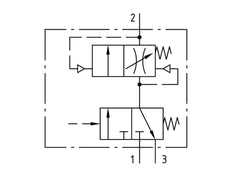 Soft-start Valve G3/8x1/4 1300 l/min Futura 1