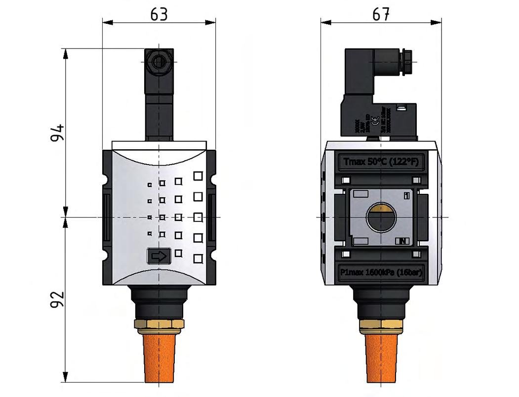 3/2 Valve G3/8 24VAC 4300 l/min Futura 2