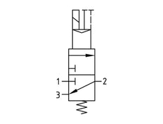 3/2 Valve G3/8 24VDC 2000 l/min Futura 1