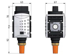 3/2 Ball Valve G1/2 11000 l/min Futura 2