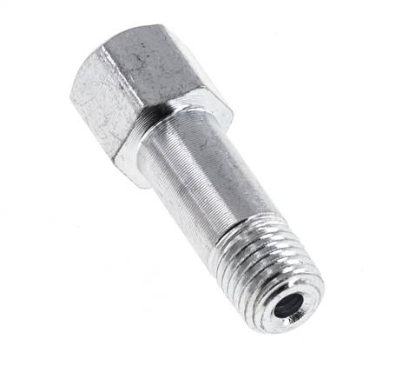 Steel Male/Female M8x1 Grease Nipple Extension 28mm