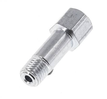 Steel Male/Female M8x1 Grease Nipple Extension 28mm