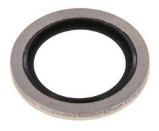 G 1/2" Stainless Steel/FKM Hydraulic Bonded Seal 21.5x28.6x2 mm