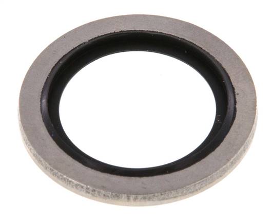 G 1/2" Stainless Steel/FKM Hydraulic Bonded Seal 21.5x28.6x2 mm