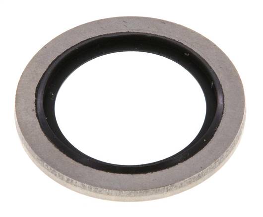 G 1/2" Stainless Steel/FKM Hydraulic Bonded Seal 21.5x28.6x2 mm