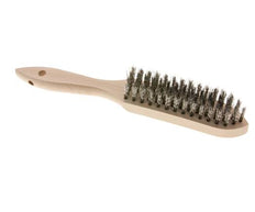 Hand Wire Brush 5-Row Stainless Steel Wire Corrugated