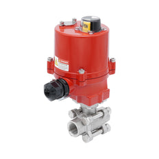 Rp 1/2'' 2-Way Stainless Steel Electrical Ball Valve 100-240V AC