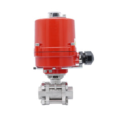 Rp 3/8'' 2-Way Stainless Steel Electrical Ball Valve 12 V AC/DC