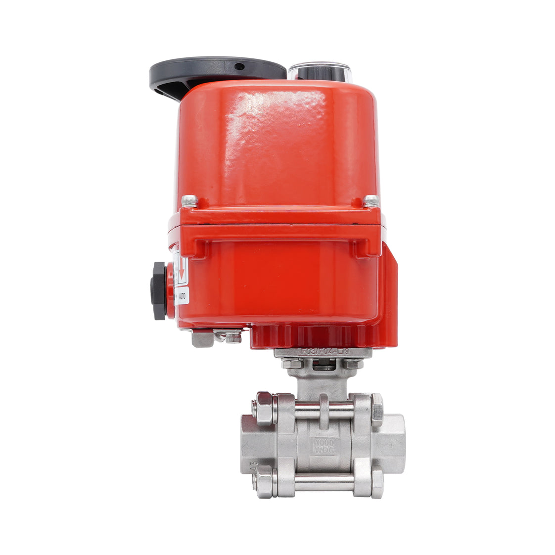 Rp 1'' 2-Way Stainless Steel Modulating Electric Ball Valve 24V AC/DC