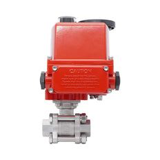 Rp 3/4'' 2-Way Stainless Steel Modulating Electric Ball Valve 24V AC/DC