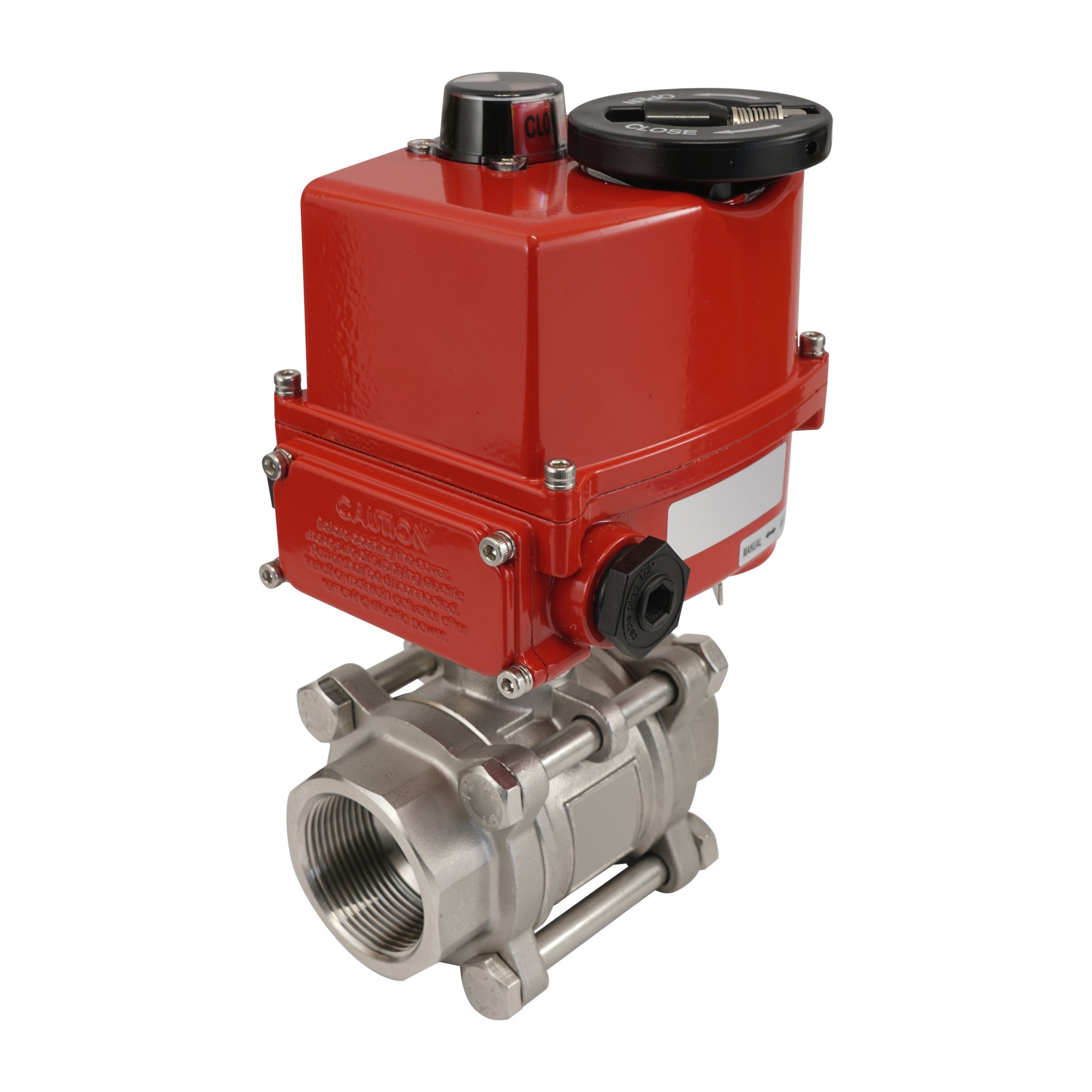 G1-1/4'' 2-Way Stainless Steel Modulating Electric Ball Valve 24V AC/D ...