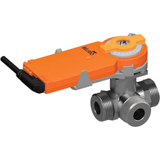 Belimo 3-Way Characterized Valve G1 Kvs4 24VAC/DC 75s 2-10V 2Nm IP54 R513/KR24-SR