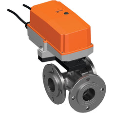 Belimo 3-Way Characterized Valve DN50 Flange Kvs25 24VAC/DC 90s 2-10V 20Nm IP67 R7050R25-B3/SR24P-SR