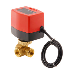 Electrical Ball Valve BW3 1/2'' 3-way 24V AC 3-point