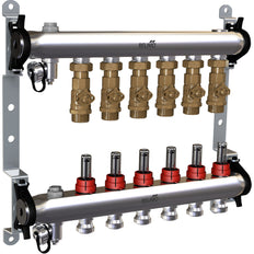 Belimo Manifold 6 x Zone Valves 24VAC/DC 75s MP-Bus 1Nm IP40 EM-ECQ-06F/CQ24A-MPL