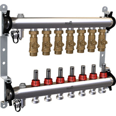 Belimo Manifold 7 x Zone Valves 24VAC/DC 75s 0-10V 1Nm IP40 EM-ECQ-07F/CQ24A-SZ